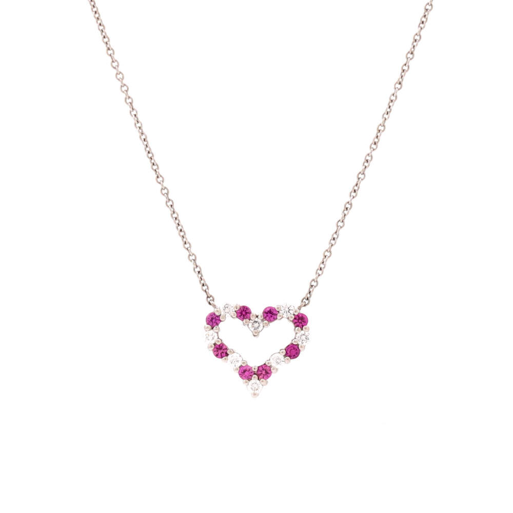 Tiffany & Co. Mini Heart Pendant Necklace